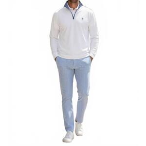 NEW WHITE WATER LIFE freeport lightweight pants in seersucker blue
